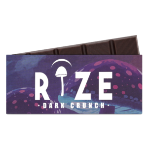Rize | Dark Crunch Mushroom Chocolate Bar | 5g Bar